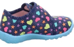 superfit Hausschuh Spotty blau bunt 1-009246-8090
