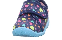 superfit Hausschuh Spotty blau bunt 1-009246-8090
