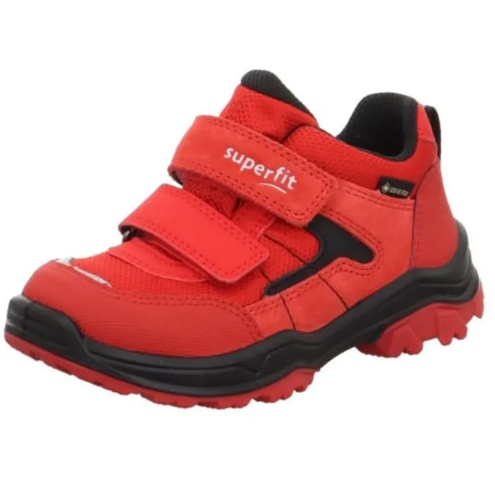 superfit JUPITER - Rot/Schwarz Sneaker low mit Klettverschluss S13 1-000063-5010