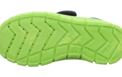 superfit Kinder Hausschuh BOBBY Klettverschluss BLAU/GRÜN 1-800266-8000
