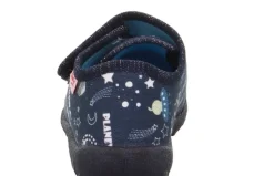 superfit Kinder Hausschuh SPOTTY Klettverschluss DUNKELBLAU 1-009246-8120