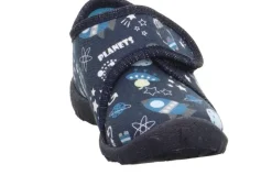 superfit Kinder Hausschuh SPOTTY Klettverschluss DUNKELBLAU 1-009246-8120