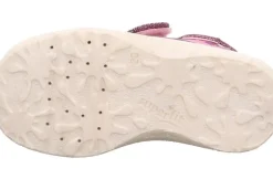 superfit Kinder Hausschuh SPOTTY Klettverschluss ROT/MEHRFARBIG 1-009246-5000