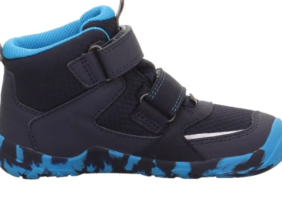 superfit Kinder Winterschuh TRACE Fleecefutter GORETEX Klettverschluss BLAU/TÜRKIS 1-006033-8000