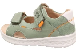 superfit LAGOON Sandale mit Klettverschluss hellgrün/orange S13  1-000510-7500