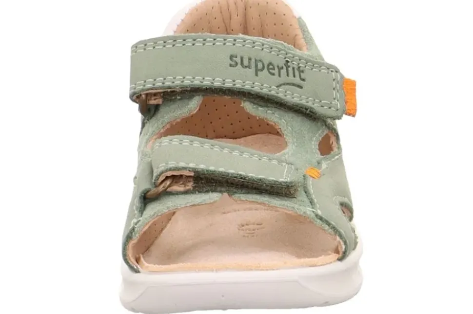 superfit LAGOON Sandale mit Klettverschluss hellgrün/orange S13 1-000510-7500