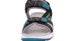 superfit Sandale CRISS CROSS schwarz grün 1-000580-0000