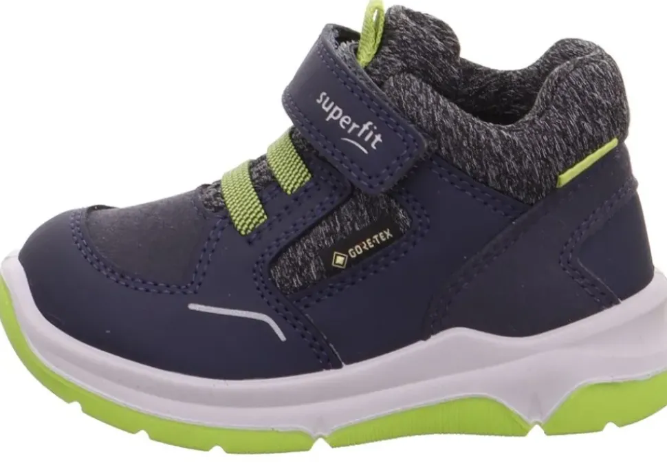 superfit Sneaker low mit Klettverschluss COOPER Blau/Hellgrün S23 1-006402-8000