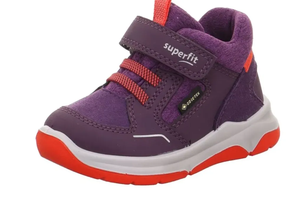 superfit Sneaker low mit Klettverschluss COOPER - Lila/Rot S23 1-006402-8500