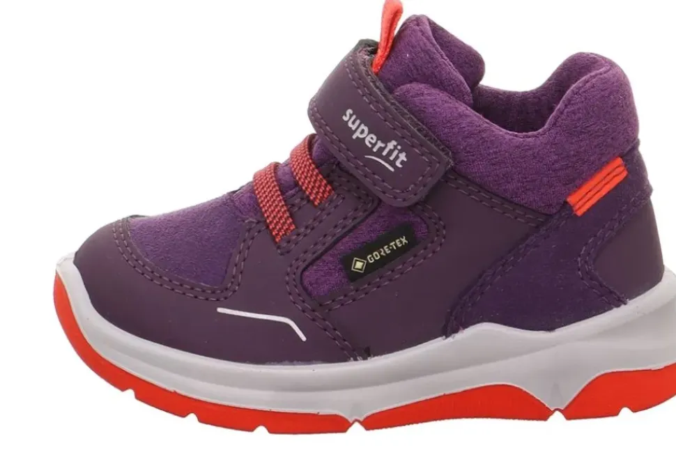 superfit Sneaker low mit Klettverschluss COOPER - Lila/Rot S23 1-006402-8500