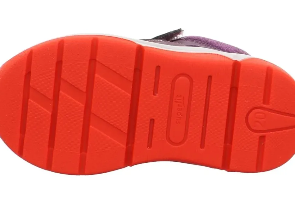 superfit Sneaker low mit Klettverschluss COOPER - Lila/Rot S23 1-006402-8500