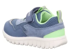 superfitSPORT7 MINI - Blau/Hellgrün Sneaker low mit Klettverschluss S13 1-006204-8000