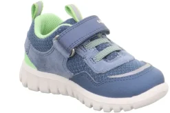 superfitSPORT7 MINI - Blau/Hellgrün Sneaker low mit Klettverschluss S13 1-006204-8000