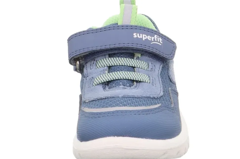 superfitSPORT7 MINI - Blau/Hellgrün Sneaker low mit Klettverschluss S13 1-006204-8000