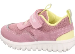 superfit SPORT7 MINI - Rosa/Gelb Sneaker low mit Klettverschluss S13 1-006204-5500