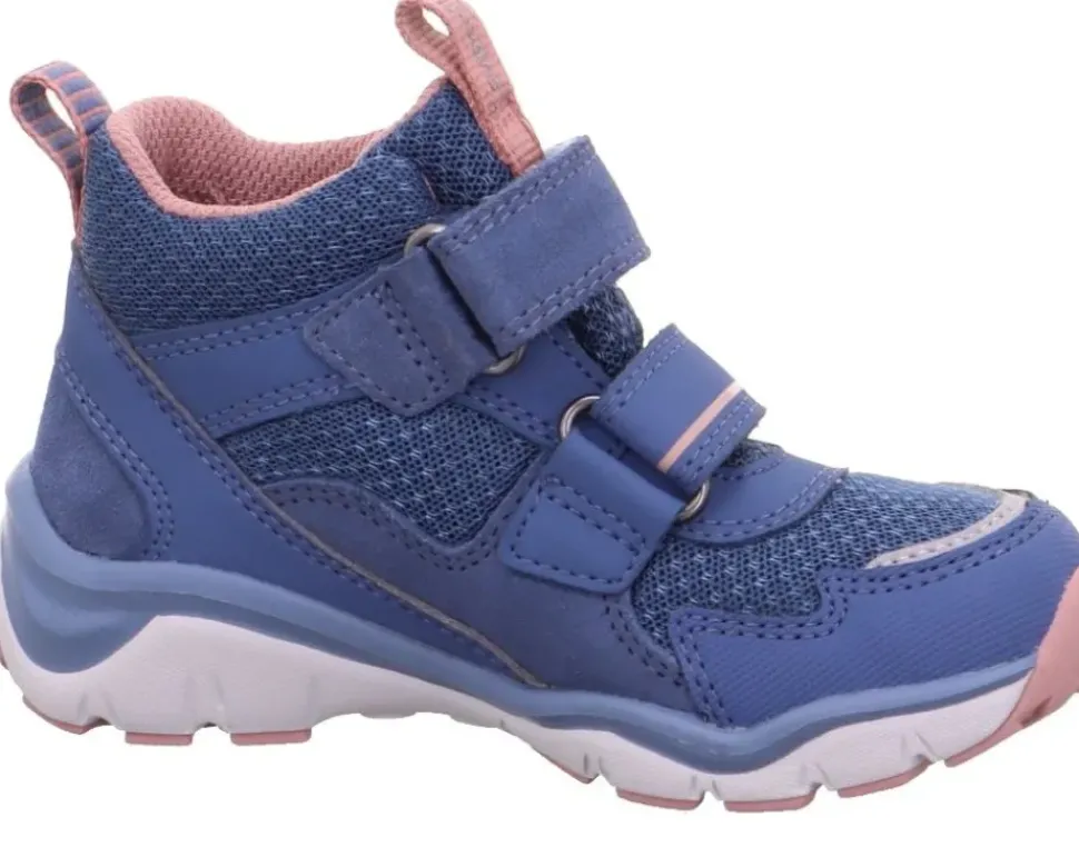 superfit SPORT5 Sneaker wasserdich GoreTex Lauflerner Blau Pink1-000246-8050