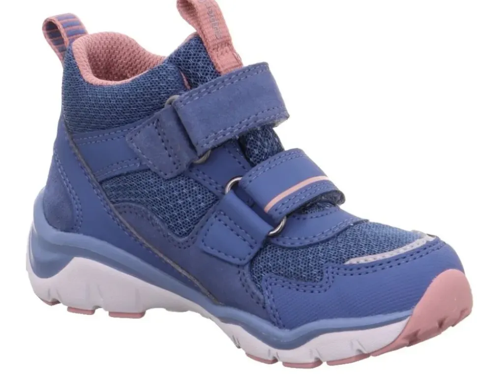 superfit SPORT5 Sneaker wasserdich GoreTex Lauflerner Blau Pink1-000246-8050