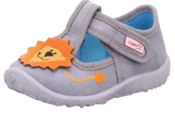SUPERFIT SPOTTY Kinder Hausschuh grau 1-009256-2000