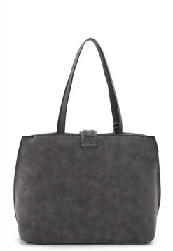 Tamaris Shopper Janina Zierschnalle Quaste grau S22 31795,840