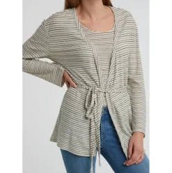 YAYA Cardigan Leinenmix 101973-013