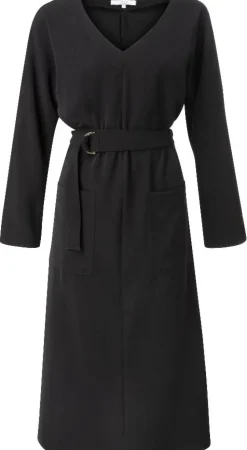 YAYA Gürtelkleid Kleid in Schwarz 1809143-923