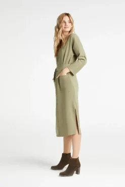 YAYA Gürtelkleid Kleid in Schwarz 1809143-923